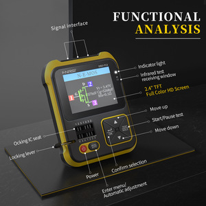 <span class=keywords><strong>Osciloscopio</strong></span> Digital Portátil 2 en 1 con Ancho de Banda de 200 kHz para Identificar y Medir Varias Transistores Automáticamente - Product Image 2