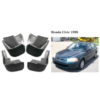 Ensemble de 4 garde-boue M4 pour Honda Civic 1996-2002, kit de protection contre les éclaboussures