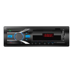 Reproductor MP3 para Auto de Un Solo DIN con Bluetooth, Radio, USB, Tarjeta TF, Entrada AUX, Sistema de Audio para Tablero - Product Image 1