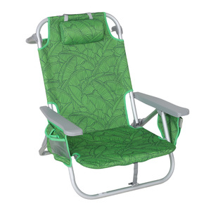 Silla de Playa Plegable Ligera con Respaldo Ajustable y Bolsas de Transporte, Sillas Portátiles y Resistentes para Playa y Camping - Product Image 2