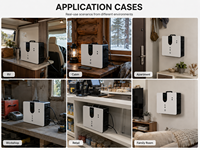 Système de stockage d'énergie intelligent pour la maison 1kW 2kW 2kWh 4kWh, batterie solaire hybride portable avec charge PV AC et écran LCD intelligent