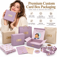 Boîtes cadeaux rectangulaires personnalisées haut de gamme avec logo en feuille d'or mat, boîtes cadeaux robustes violettes pour biscuits, café et vente au détail