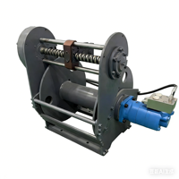 Treuil hydraulique puissant Jinjia 2-10 tonnes pour excavatrice, chargeuse, remorquage et levage – Rétraction et déroulement de câble stables