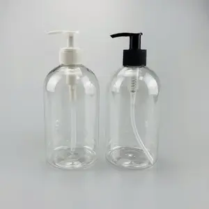 Botella líquida transparente para lavado de manos, 16oz, 500ml