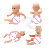 Entrenamiento de habilidades de enfermería Modelo de bebé recién nacido a término completo Niño Modelo de enseñanza médica 50cm Muñecas Reborn Bebé recién nacido de silicona