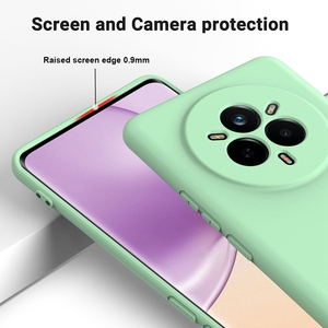 Yumuşak TPU sıvı silikon darbeye tam kapsama koruyucu kılıf kordon askısı kılıfları ile OPPO <span class=keywords><strong>Realme</strong></span> 14 Pro artı 5G - Product Image 4