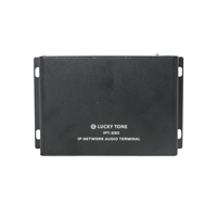 Sistema de megafonía IP con amplificador de 2*30W y 8 ohmios, terminal de audio de pared con puerto RJ45