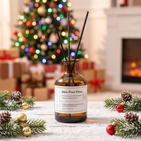 Diffuseur de parfum en verre à bâtonnets, senteur orange, petite production, parfum d'ambiance frais pour la maison, aromathérapie, assainisseur d'air, vente en gros