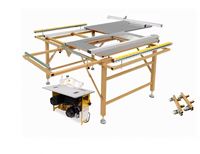 Scie à table verticale à double lame pour bois, mini-machine multifonctionnelle à panneau coulissant, moteur puissant, meilleure vente