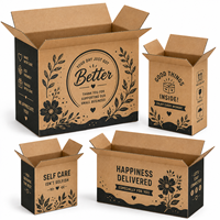 Boîte d'emballage promotionnelle en carton ondulé E Flute sérigraphiée pour les campagnes d'abonnement à durée limitée et les lancements de produits