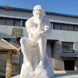 Obra maestra <span class=keywords><strong>de</strong></span> <span class=keywords><strong>Rodin</strong></span> <span class=keywords><strong>Estatua</strong></span> <span class=keywords><strong>de</strong></span> metal El pensador Escultura <span class=keywords><strong>de</strong></span> Arte <span class=keywords><strong>de</strong></span> mármol decorativa moderna - Product Image 4