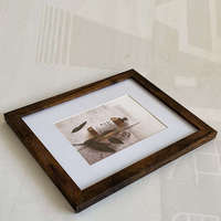 Cadres photo en bois rectangulaires écologiques pour la décoration de la maison, prix d'usine