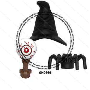 G0185 Halloween Series Little Boy Witch Werewolf Laughing Pumpkin Mini DIY Plastic Building Blocks Figures Toys for Kids - Product Image 5