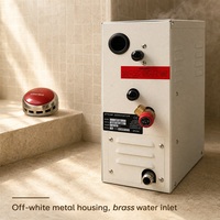 Générateur de vapeur pour spa à domicile 12KW pour salle de bain à vapeur avec panneau de commande numérique et tête de vapeur