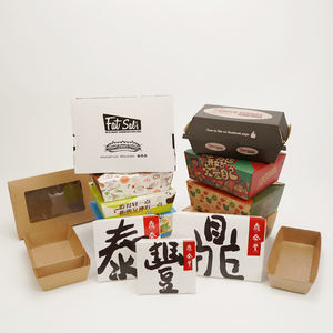 Caja de Almuerzo de Papel Kraft con Logotipo Personalizado, con Cierre Seguro, <span class=keywords><strong>para</strong></span> Catering Profesional - Product Image 6