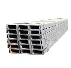 Hot Rolled U C Steel Channel S235JR S355JR St37 St35 St52 Carbon Steel Wholesale Cold Bending C Channel Steel EN China