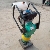 Pilonneuse thermique 7,5 CV 80 kg, Pilonneuse à impact vertical pour le compactage des fondations paysagères et des pavés extérieurs