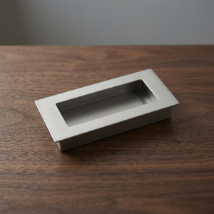 Kitchen Cabinet Wardrobe Dresser Bathroom Flush Pull Handle Modern Recessed <b>Drawer</b> Grip Brushed Nickel Stainless Steel 202 - Product Image 2