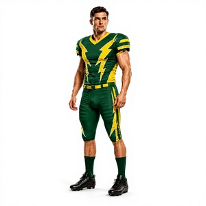 Fabrication d'uniformes de football américain respirants à manches courtes, design libre et personnalisation du nom et du numéro de l'équipe. - Product Image 5