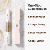 Sérum de croissance des cils et des sourcils à double tête, formule peptide, allongeant, sans prostaglandine, certifié GMPC, marque privée, vente en gros