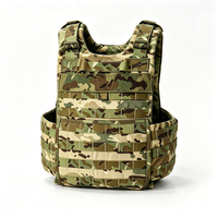 Porte-plaques tactique FCPC V5, gilet de combat, découpe laser MOLLE, libération rapide, modulaire