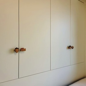 Armoire intégrée pour chambre d'enfant, style minimaliste nordique, blanc, sans formaldéhyde, classe E0, fermeture douce, <span class=keywords><strong>placard</strong></span> enfant - Product Image 2