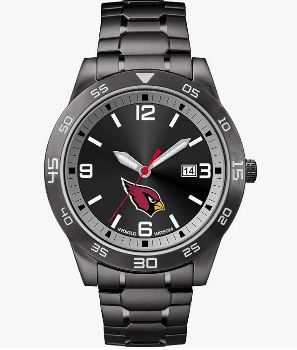 Relógio de quartzo digital para homens de negócios, moda personalizada Arizona Cardinals, 42x22 cm