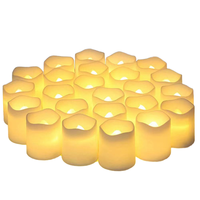 Bougies LED électroniques sans flamme à piles, effet vacillant, pour décoration intérieure, mariage, lumière décorative, motif pilier