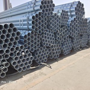 Tubo de Acero Galvanizado EN 10255 de Calibre Grueso Roscado para Tuberías de <span class=keywords><strong>Gas</strong></span> y Accesorios de Plomería - Product Image 4
