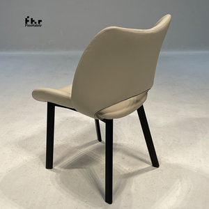 Modern PU Leather Restaurant <b>Chair</b> Contemporary Design Cushioning Dining Furniture Commercial Use - Product Image 5