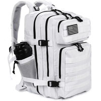Sac à dos tactique de style national 20-36L découpé au laser avec compartiment pour ordinateur portable, sac Molle avec doublure en polyester pour la randonnée et le camping en extérieur