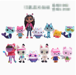 Figura <span class=keywords><strong>de</strong></span> Gato <span class=keywords><strong>Gaby</strong></span>'s Doll Fish, Figura <span class=keywords><strong>de</strong></span> Gato, Máquina <span class=keywords><strong>de</strong></span> Juguete para Gatos, Muñeca Giratoria, Adorno <span class=keywords><strong>de</strong></span> Figura - Product Image 2