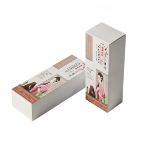 Custom High-End Eco-Friendly Waterproof <strong>Cosmetic</strong> <strong>Box</strong> with Matt Lamination &amp; Embossing for Skincare &amp; Beauty Packaging - Product Image 4
