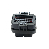 A Brand New 4-1437290-0 7-968975-1 Te/amp 34 Way Brass Contact 12v Single Key Connector for Motec Link Dta Haltech Pro Plc