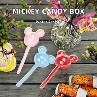 Boîte à bonbons Mickey Cartoon, boîte de fête, rose, bleu, blanc, imperméable, durable, prix d'usine, pour la décoration de fête d'enfants