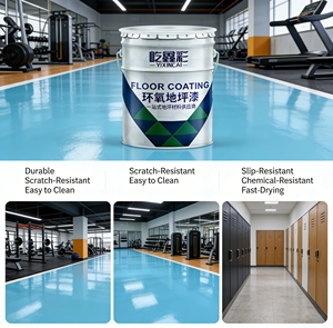 Recubrimiento Epóxico UV Antiestático para Pisos Industriales y Exteriores, Color Personalizado, Recubrimiento Líquido para Edificios y Arenas Deportivas, Aplicación con Brocha - Product Image 2
