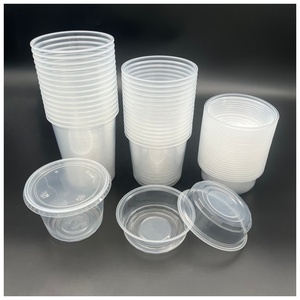 Récipients jetables en plastique de stockage des aliments PP Deli avec couvercles hermétiques 8oz 12oz 16oz 24oz 32oz - Product Image 5