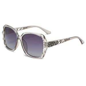 Jamie 2289 Women's Polarized Sunglasses UV400 PC Frame Metal Accent Pink Lens Class 2 Sunshades - Product Image 1