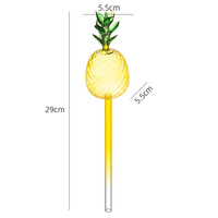 Globes d'arrosage en verre soufflé à la main en forme de cactus pour l'entretien sain des plantes avec des matériaux durables