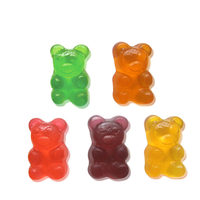 Fabricants de bonbons chinois OEM, vente en gros de bonbons gélifiés en forme d'ours, saveur acidulée et sucrée, halal, bonbons pour cadeaux de fête, en vente