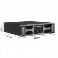 4000W*2 (4) Yüksek Çıkış Güçlü 3 Seviyeli Güç Kaynağı Düşük Bozulma Sınıfı H Profesyonel Metal Amfi Konserler ve Sahneler İçin
