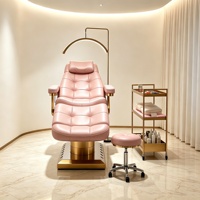 Table de massage électrique moderne RJ pour salon de beauté, mobilier de luxe, tables et lits de massage vibrants électriques