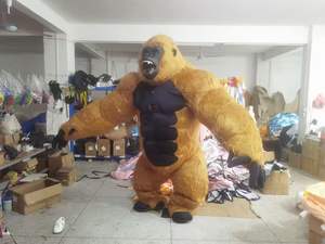 Disfraz de Dinosaurio Caminante con Sonido, Disfraz de Mascota de Dinosaurio, Cosplay de Mascota Animal, Oso Polar, Gorilas, King Kong - Product Image 3