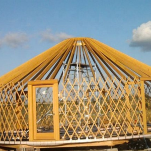 Tente de yourte d'isolation en feutre Camping en plein air yourte imperméable hiver mongol Ger résistance au vent 4m(13ft) diamètre yourtes tente - Product Image 3