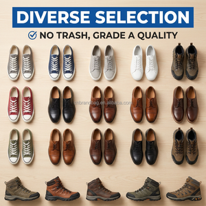 Sepatu Kulit Bekas Grosir Campuran Premium Berkualitas Tinggi Pasokan Langsung Pabrik Afrika Sepatu Bale Karung Kg - Product Image 3