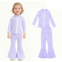 Nouveaux enfants filles Yoga veste à glissière et pantalon Belle 2 pièces Yoga ensemble Fitness hauts sport costumes Yoga entraînement ensemble pour enfants vêtements