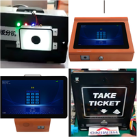 Terminal de libre-service pour l'échange de tickets de paiement en espèces avec lecteur de code et imprimante de tickets pour machines de jeux d'adresse