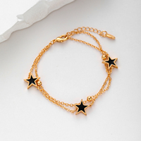 Bracelet de célébrité double couche design de niche à la mode style simple accessoires pour femmes nouveau gros