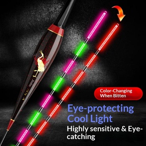 Flotador <span class=keywords><strong>de</strong></span> Pesca Electrónico Luminoso Vertical que Cambia <span class=keywords><strong>de</strong></span> Color con Efecto <span class=keywords><strong>de</strong></span> Sombra <span class=keywords><strong>de</strong></span> Agua <span class=keywords><strong>para</strong></span> Uso Diurno/Nocturno, Flotador <span class=keywords><strong>de</strong></span> Pesca Nocturna <span class=keywords><strong>de</strong></span> Doble Uso - Product Image 1