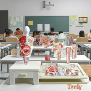 Modèle anatomique médical du nez, de la bouche, du pharynx et du larynx, modèle d'enseignement scientifique médical - Product Image 5